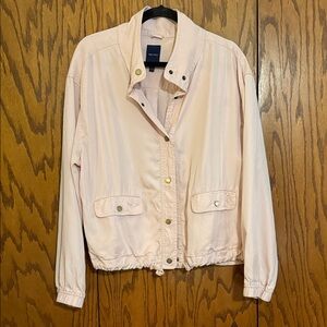 Nautica Blush Pink Utility Jacket Women’s XXL Lightweight Drawstring